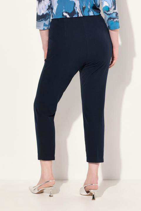 Actual product image Ulla Popken Cropped Stretch Blend Elastic Waistband Pants (54)