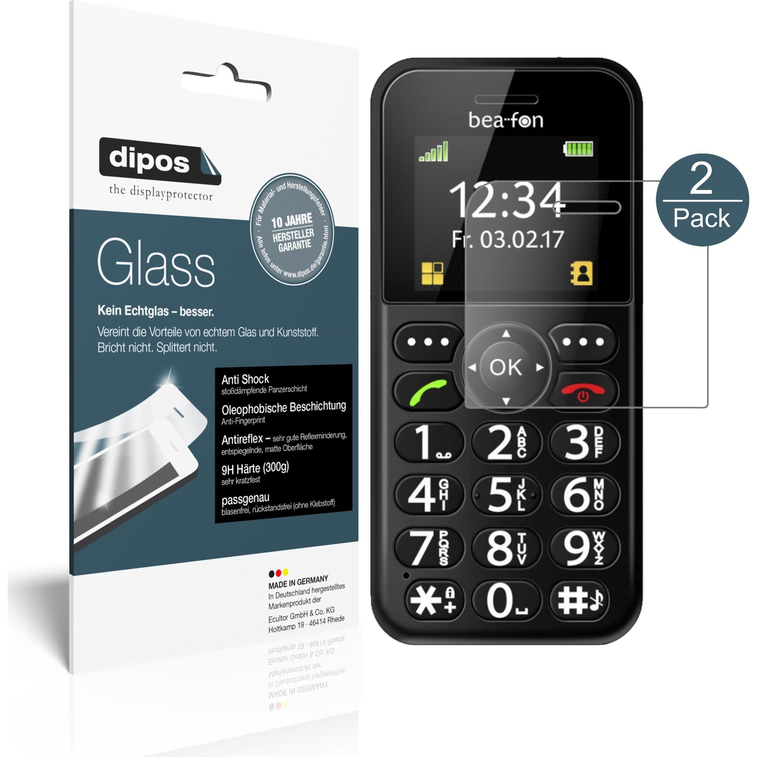 Dipos Displayschutz Anti-Shock (1 Stück, Beafon SL150), Smartphone Schutzfolie, Transparent