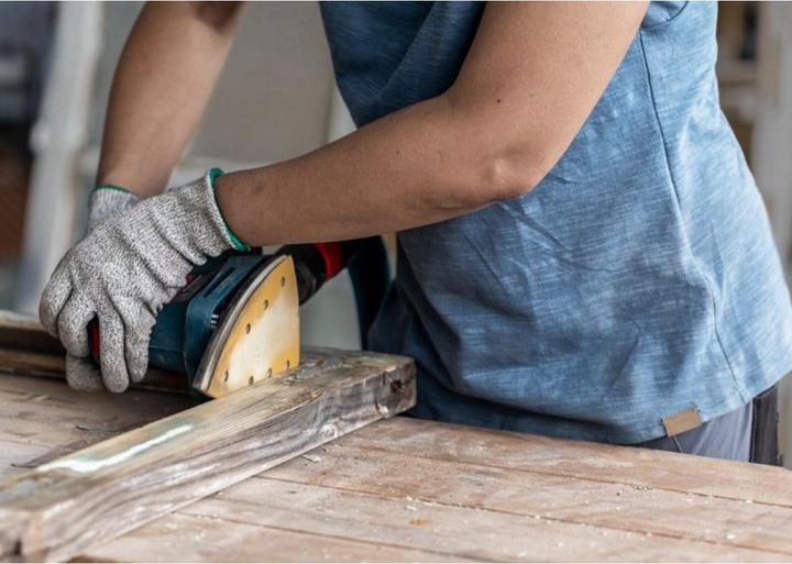 Produktbild Bosch Professional Zubehör EXPERT C470 Schleifpapier mit 11 Löchern für Multischleifer, 102 x 62 mm, 93 mm, G 40, 10-tlg. (40)