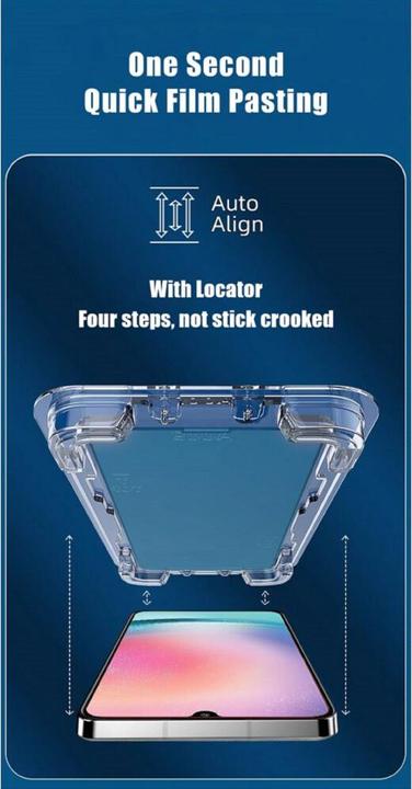 Actual product image Protectorking 2x Blickschutz 9H Panzerglas Anti-Spy Montagehilfe (2 pcs., Samsung Galaxy S22+)