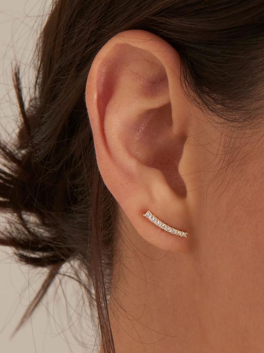 Produktbild Ania Haie Ohrstecker Glam Crawler Stud 925 Sterling Silber (925er Silber)