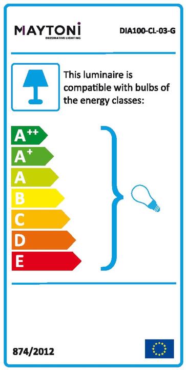 Label énergétique Maytoni Basfor (E14)