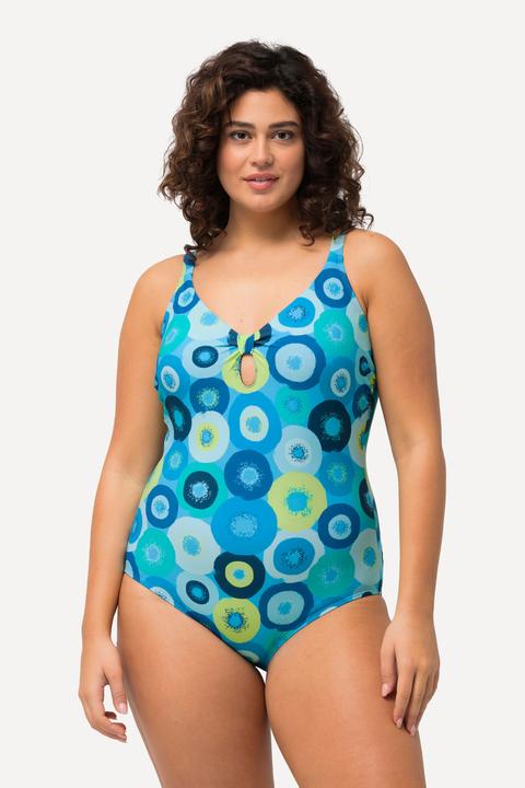 Produktbild Ulla Popken Badeanzug, Kreise, Softcups, Keyhole (54)