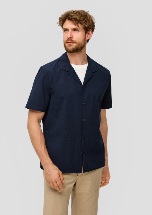 Immagine prodotto s.Oliver Hemd Kurzarmhemd mit Crêpestruktur (M)
