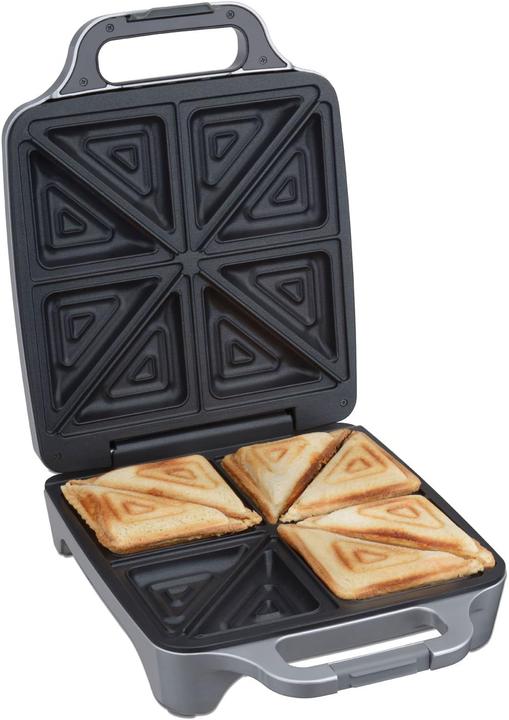 Actual product image Cloer Sandwich Maker 4 XXL Sandwiches, Diagonal