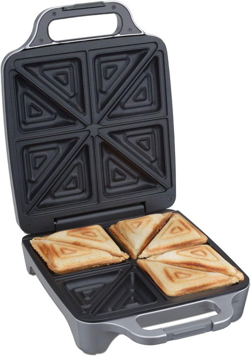 Produktbild Cloer Sandwichmaker 4 XXL Sandwiches, Diagonal