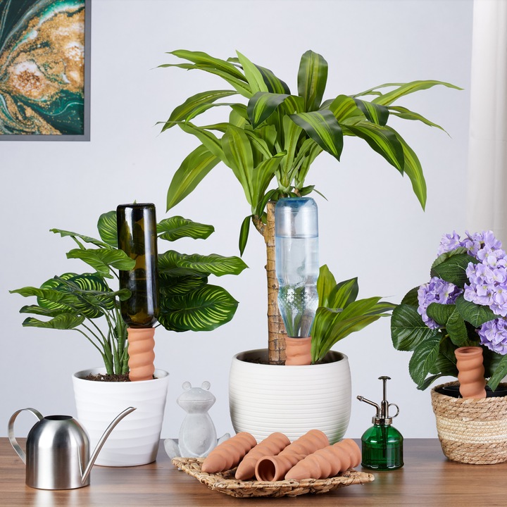 Actual product image Relaxdays 8x clay cone (Clay cone irrigation)