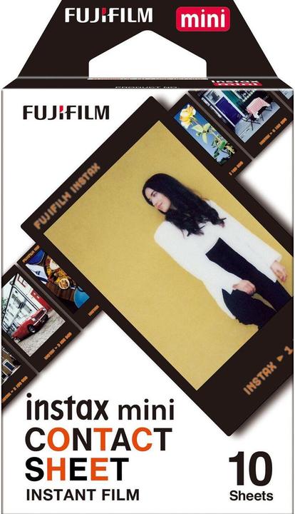 Fujifilm Instax Mini Film Contact Sheet