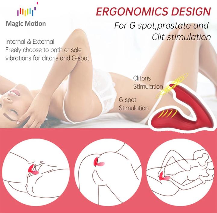 Actual product image Magic Motion Umi Smart Wearable Dual Motor Vibrator