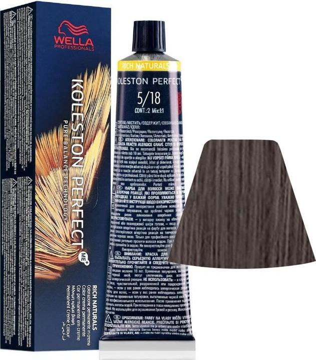 Produktbild Wella Dauerfärbung Koleston Me Nº 5/18 60 ml (5, 18)