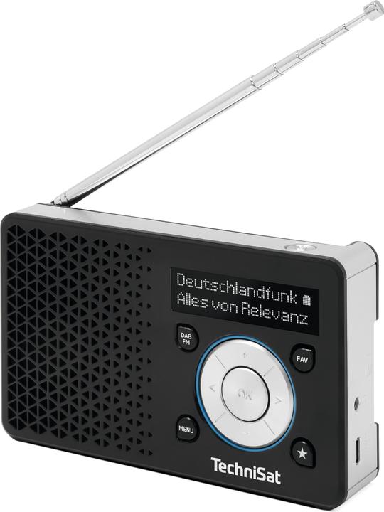 Produktbild TechniSat DigitRadio 1 ASA schwarz/silber (DAB+, UKW)