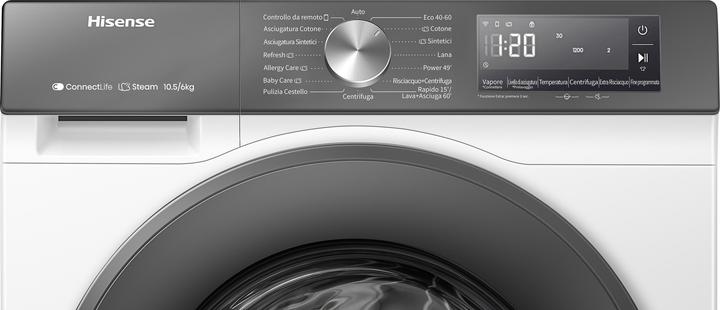 Produktbild Hisense Waschtrockner, 10,5 kg Waschen, 6 kg