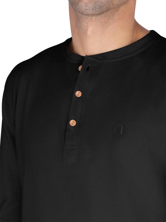 Actual product image Normani 4er Set Herren Langarm Shirts aus Bio-Baumwolle Neuville - 9841 (L)