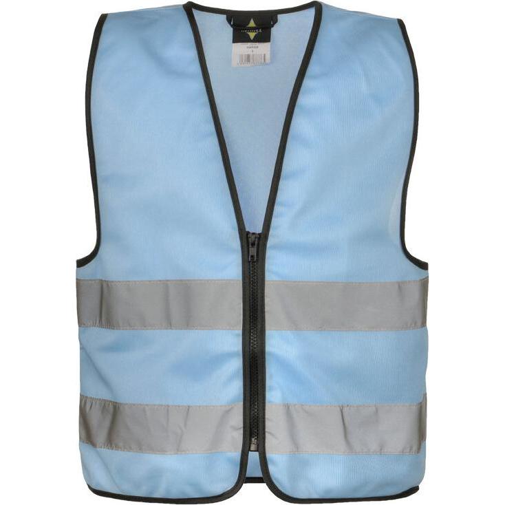 Korntex, Warnweste + Warnshirt, Kinderfunktionsweste mit Reissverschluss (S)