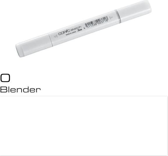 Actual product image Copic Sketch type - 0 (0 - Colourless Blender, 1 x)