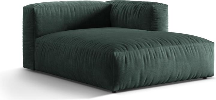 Image du produit Micadoni Chaise longue modulable droite, "Martina", 1 Place, 176x123x75 Fabriqué en Europe (Recamière)