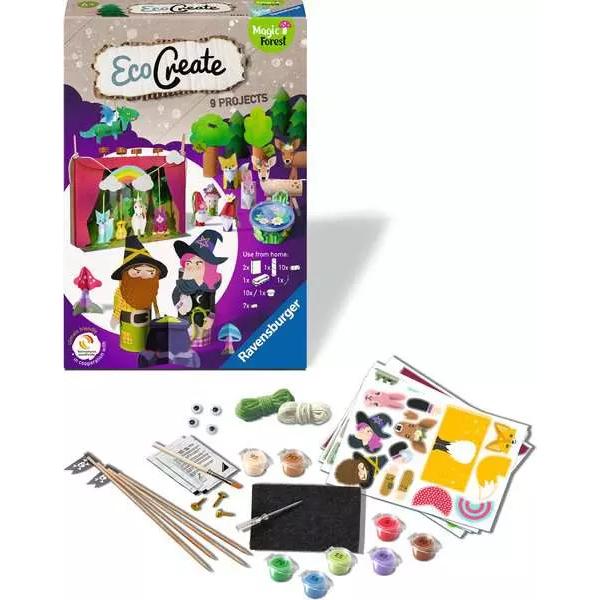 Thumbnail - Ravensburger EcoCreate 23921 - Theater im Wald – DIY Bastelset für Kinder ab 6 Jahren
