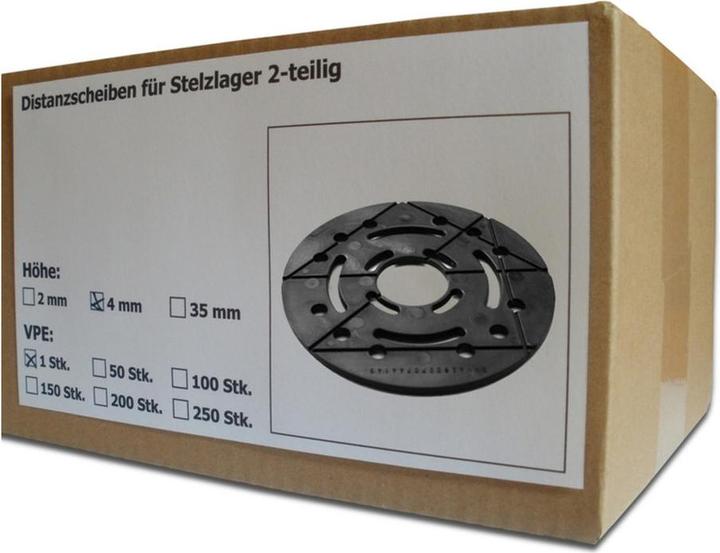 Actual product image Sanpro Spacer disc for pedestal bearing, 2-part, height 4 mm