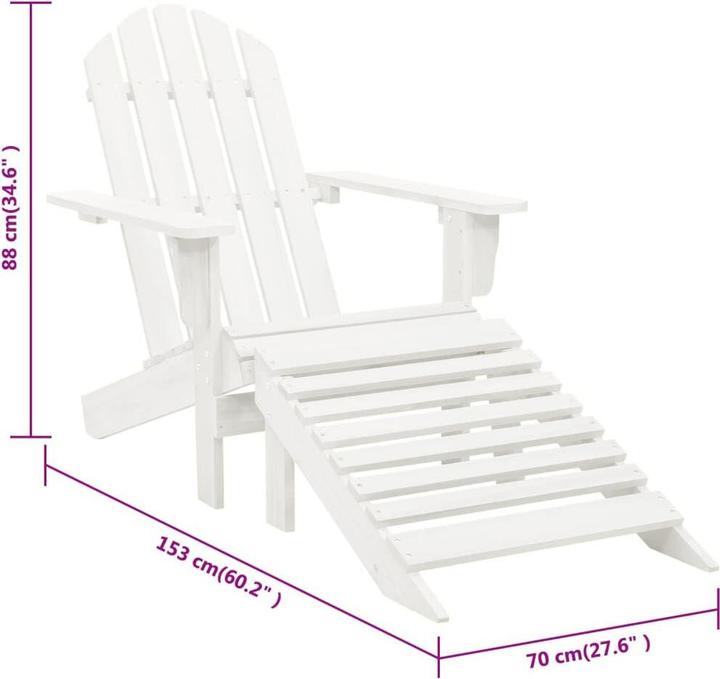 Actual product image vidaXL Gartenstuhl