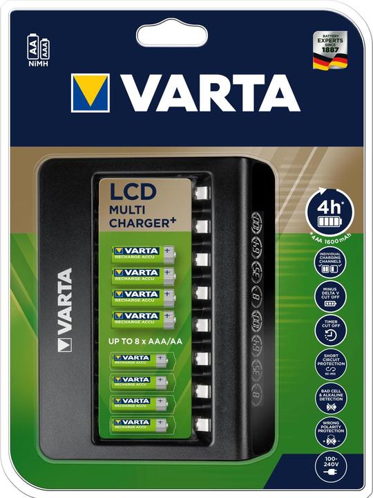 Image du produit Varta Multichargeur LCD (1 pcs, AAA, AA, Chargeurs sans batterie)