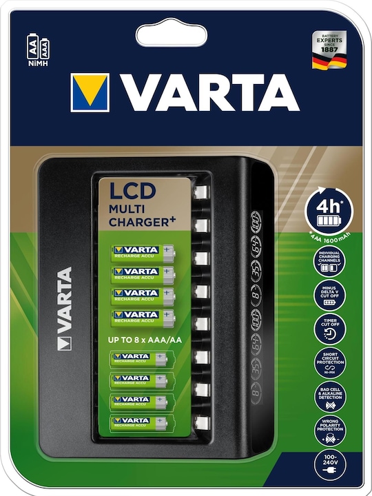 Actual product image Varta LCD Multi Charger+ (1 pcs., AAA, AA, Chargers without battery)