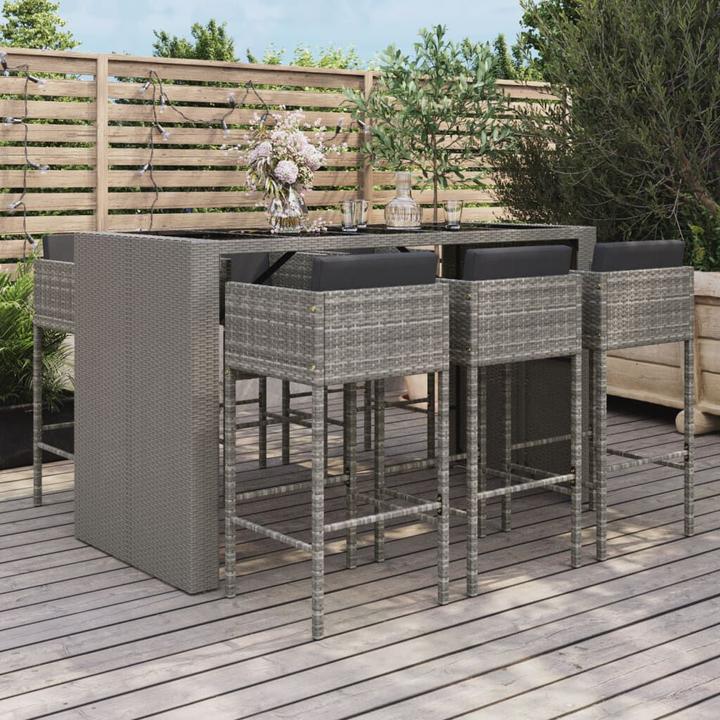 Actual product image vidaXL Gartenbar Set (185 x 80 x 110 cm)