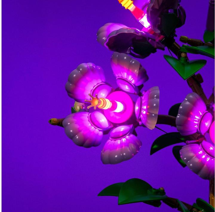Actual product image Light my bricks LMB 2.0 LEGO® 10372# Hibiscus Light Kit