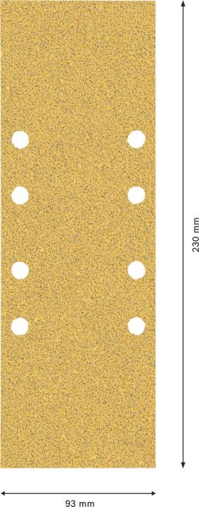 Produktbild Bosch Professional Zubehör EXPERT C470 Schleifpapier-Set für Schwingschleifer, 93 x 230 mm, G 3x60/4x80/3x120, 10-tlg. (60, 80, 120)