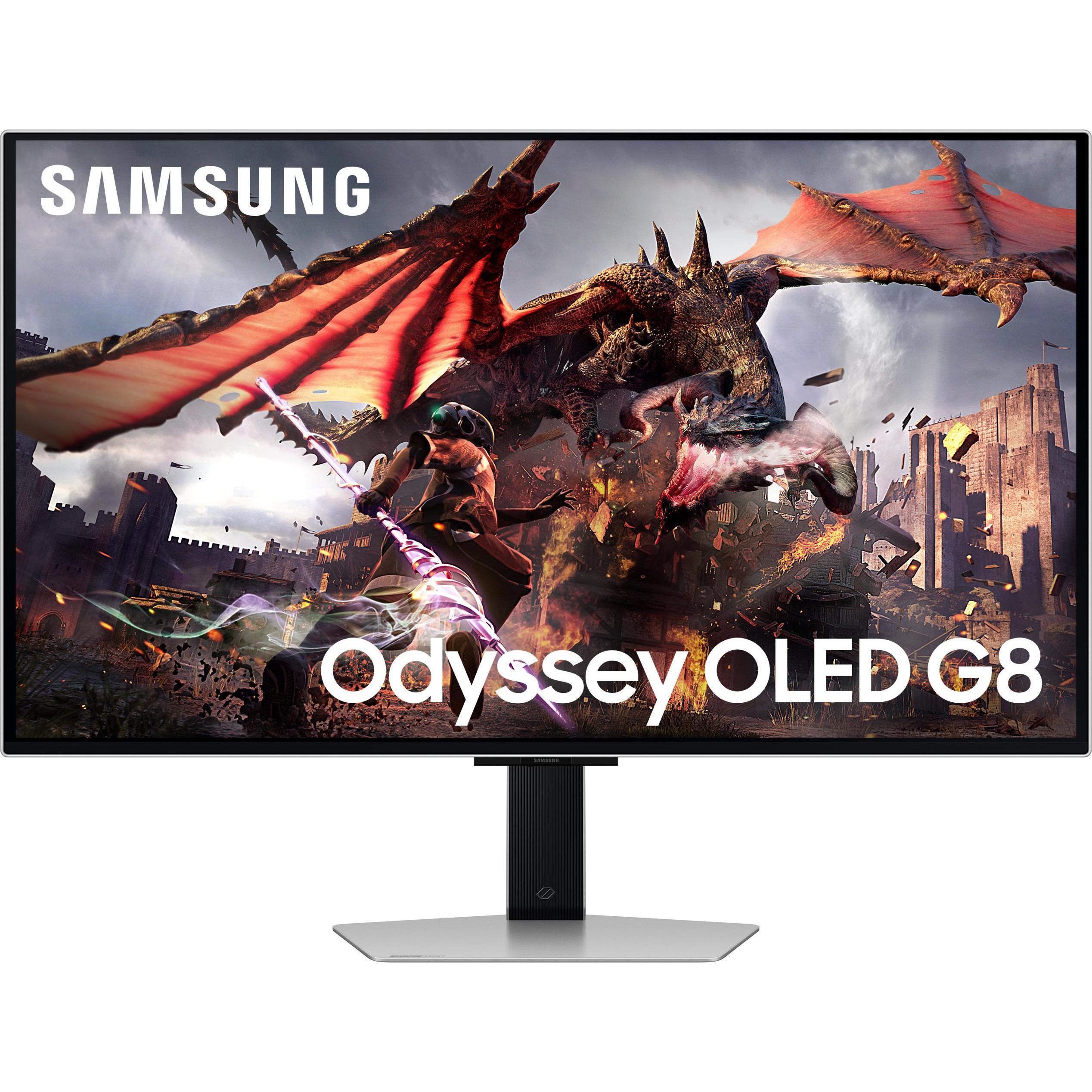 Samsung Odyssey OLED G8 - G80SD (3840 x 2160 Pixel, 32"), Monitor, Silber