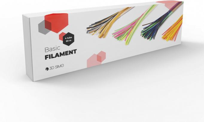 Actual product image 3D Simo 3DSimo 60 m filtras (Basic) - PCL įvairios spalvos (4 tūbelės) (PCL, 1.75 mm)