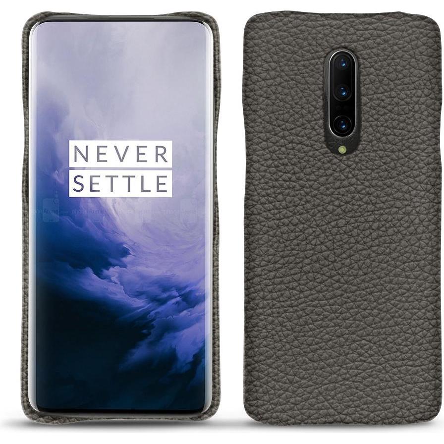 Noreve Lederschutzhülle (OnePlus 7 Pro), Smartphone Hülle, Grau