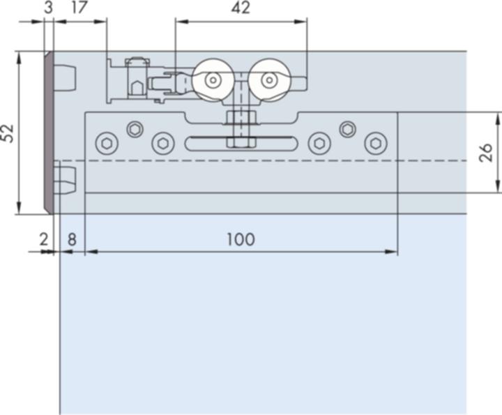 Produktbild HAWA Komplett-Set -PORTA 40 GE