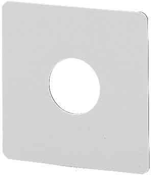 Actual product image Eaton EMERGENCY STOP sign, unlabelled, yellow, 63263