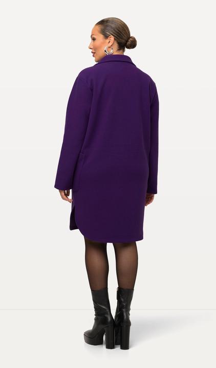 Produktbild Ulla Popken Sweatmantel, Reverskragen, Oversized, Seitenschlitze (50, 52)