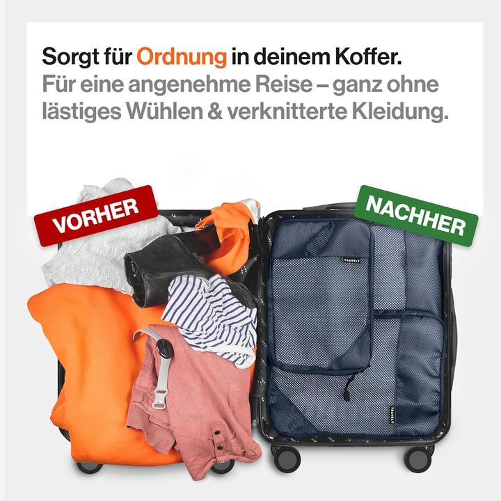 Produktbild Travely 5-teiliges Packwürfel-Set