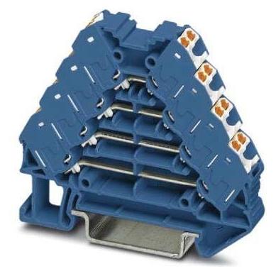 Phoenix Contact Blu Ptrv 4 Bu/Wh 3270119 Pannello Patch 0,14 Mm² 1,50 Mm² 10 Pz., Cavo + Spina Elettrica,