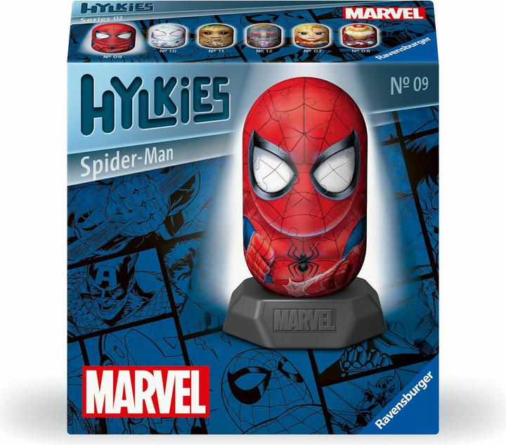 Produktbild Ravensburger Hylkies: Die neue Sammelfigurenreihe zum selbst zusammenbauen. Figur #09 - Spiderman - (54 Teile)