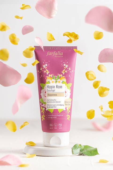 Image du produit Farfalla Gel douche Hippie rose Happiness gel (200 ml)