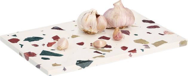 Actual product image Zeller Present Servierplatte und Schneidbrett Terrazzo 30x20x1.4 cm