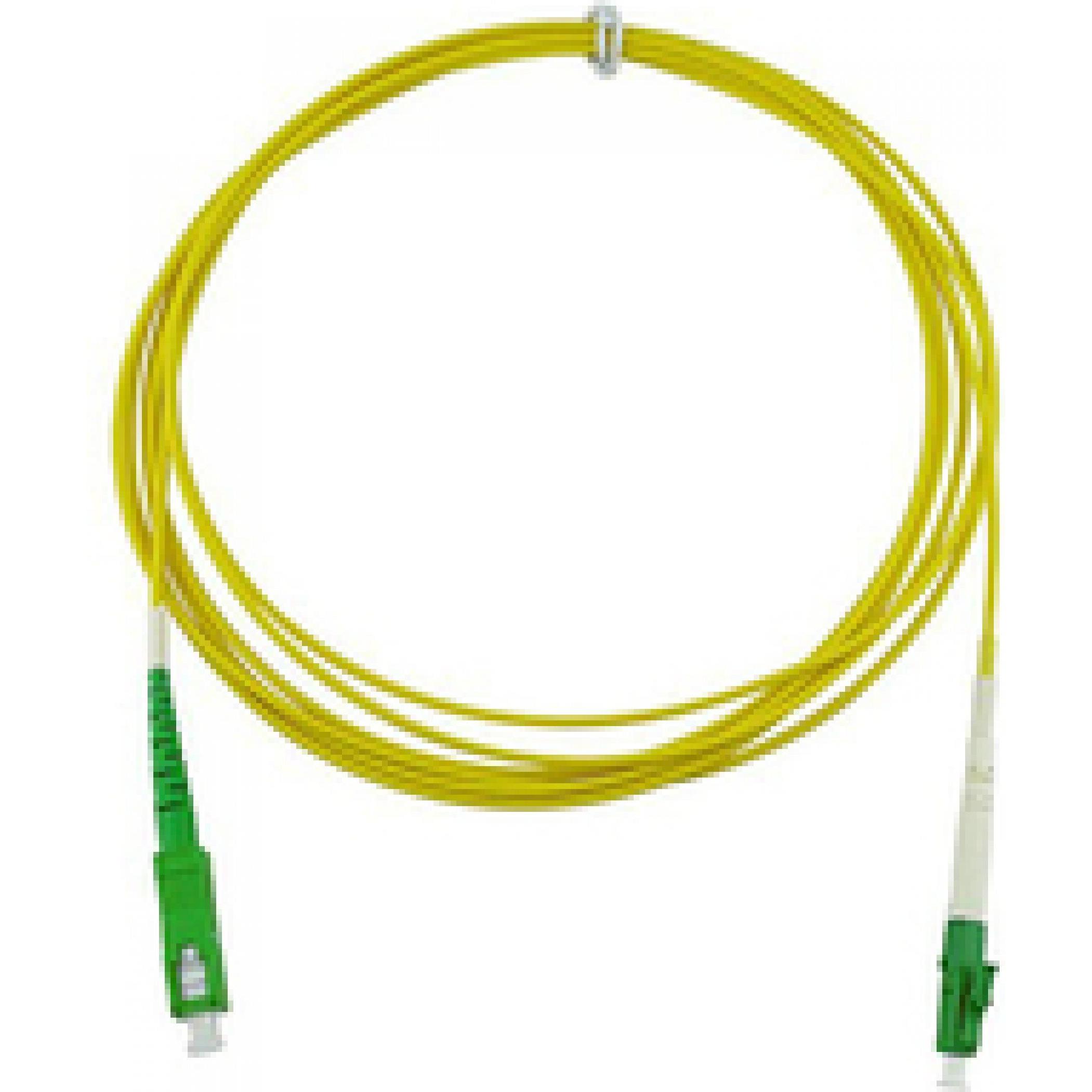 BlueOptics Simplex LWL Patchkabel LC/APC-SC/APC Singlemode 20 Meter, Transceiver, Gelb