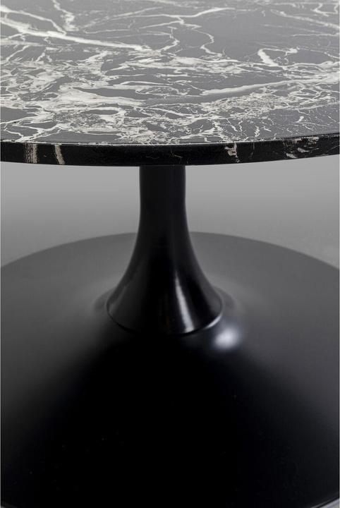 Image du produit Kare Design Couchtisch Schickeria Marmor Schwarz Ø80cm