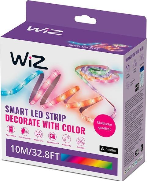 Produktbild WiZ RGBIC LED strip 10m (5+5) Type-C (Mehrfarbig, 1000 cm, Indoor)