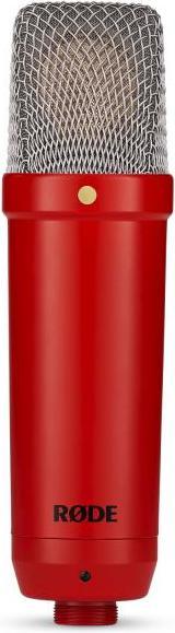 keepdrum Mikrofasertuch, Staubschutzbeutel, SM6 Spinne mit integriertem Popschutz, PSA-1 W Plus White Gelenkarm, Rode NT1 Signature Red Mikrofon, XLR-Kabel