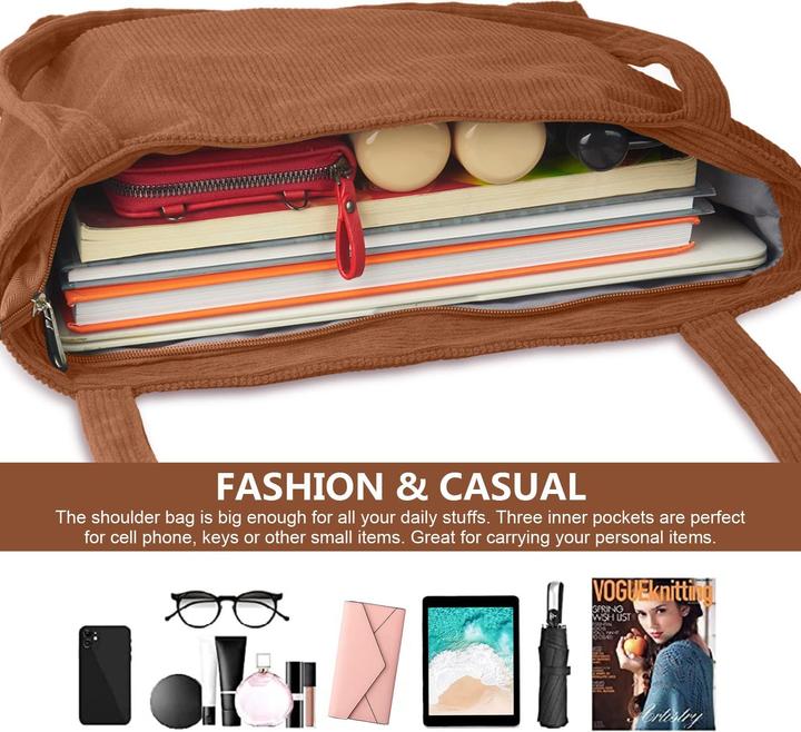 Produktbild Only-Bags.Store Tasche Umhängetasche mit Reissverschluss, grosse Shopper Tasche Umhängetaschen Tragetasche