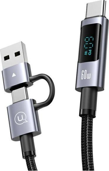 Image du produit Usams Câble USB 6en1 (1.20 m, USB 2.0, 60 W)