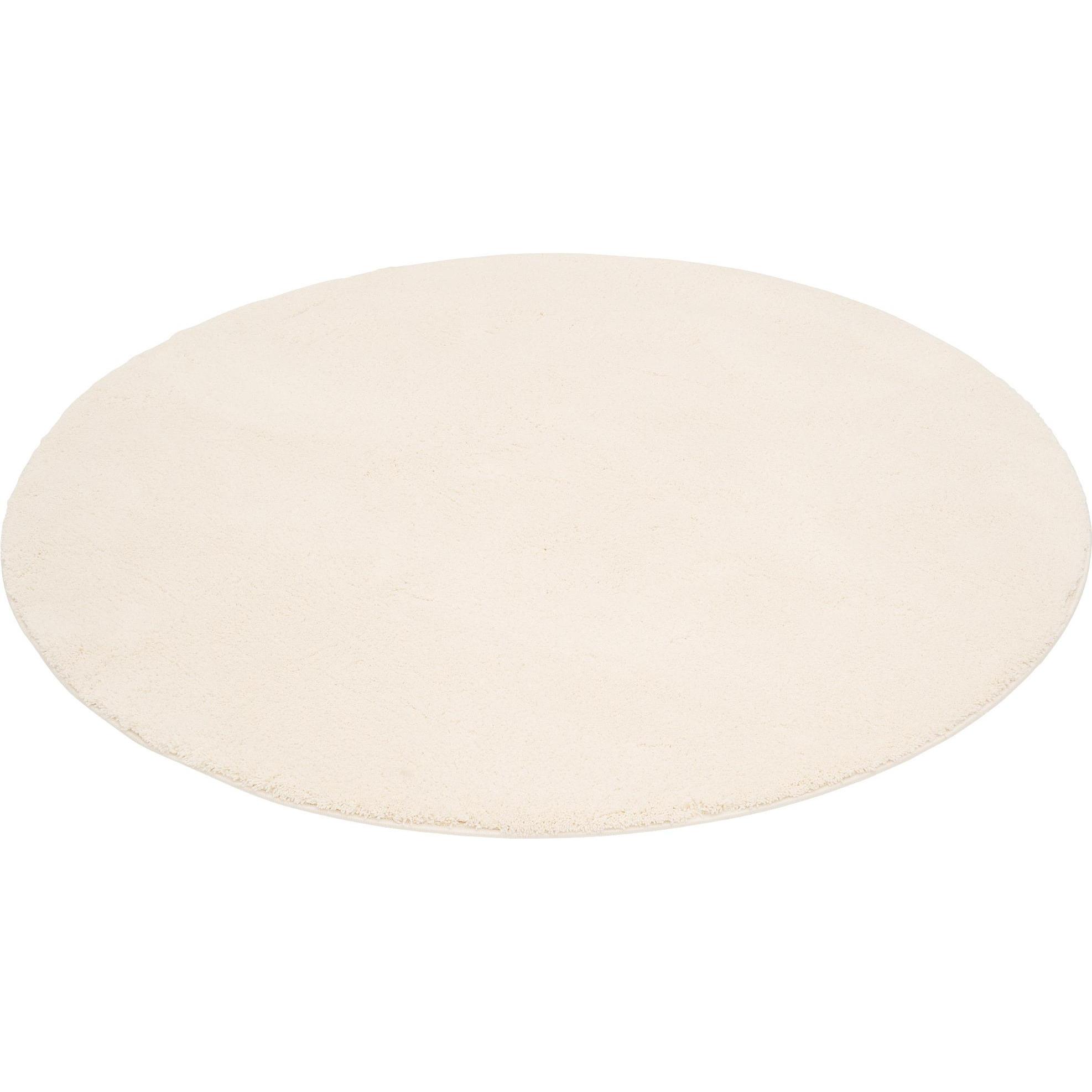 Pergamon, Teppich, Luxus Super Soft Hochflor Langflor Teppich Silky Rund (200 x 200 cm)