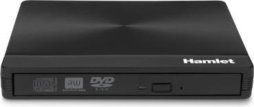 Image du produit Hamlet XDVDSLIM3AC Lecteur de disques optiques DVD±RW Noir (Lecteur DVD)