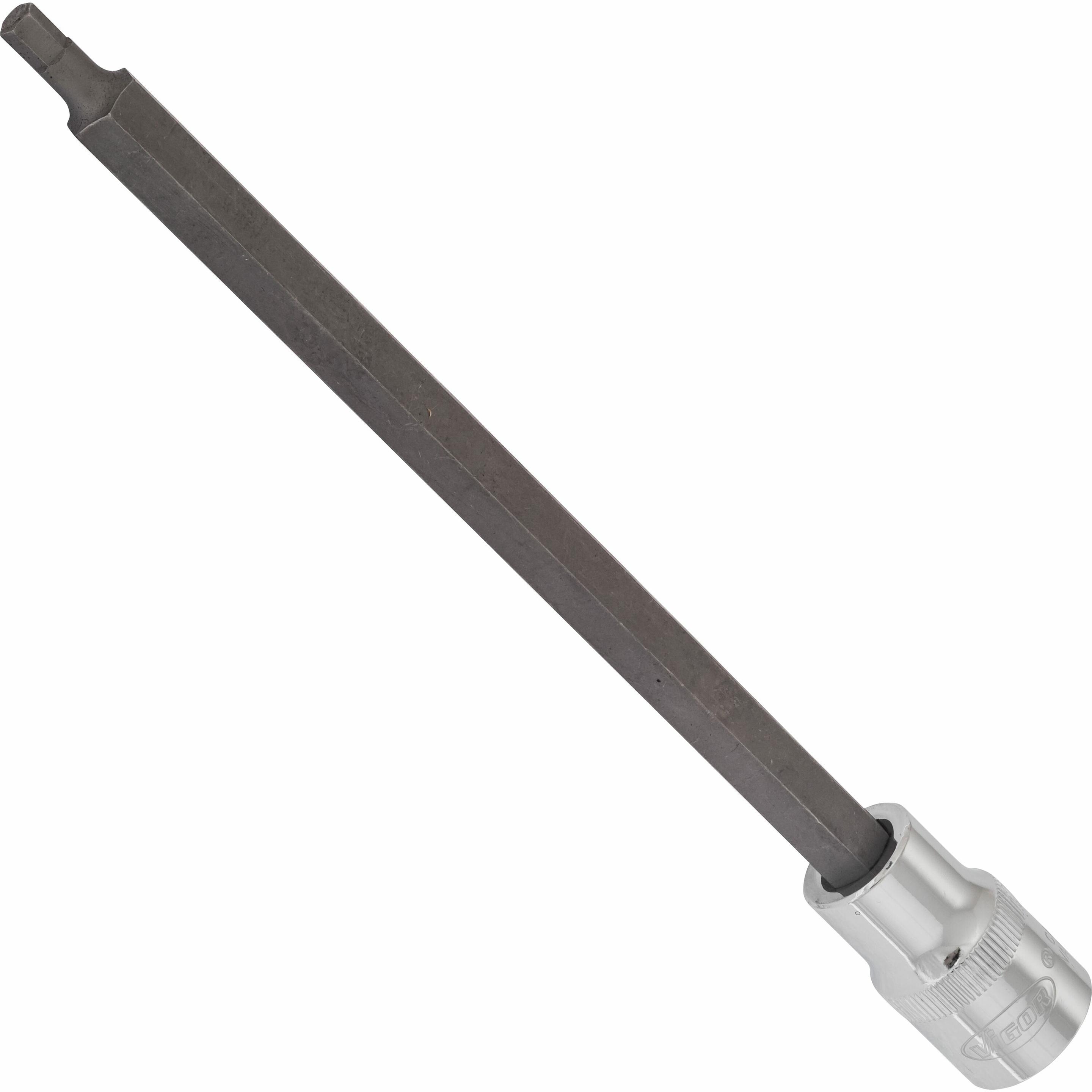 Vigor, Steckschlüssel + Stecknuss, Innensechskant Schraubendreher-Einsatz ∙ V2087 ∙ Vierkant12,5 mm (1/2 Zoll) ∙ Innen S...