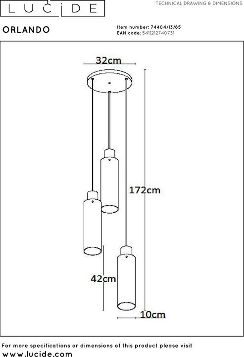 Produktbild Lucide Orlando (E27)