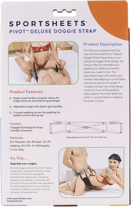 Actual product image Sportsheets Pivot Deluxe dog harness (ss36005)